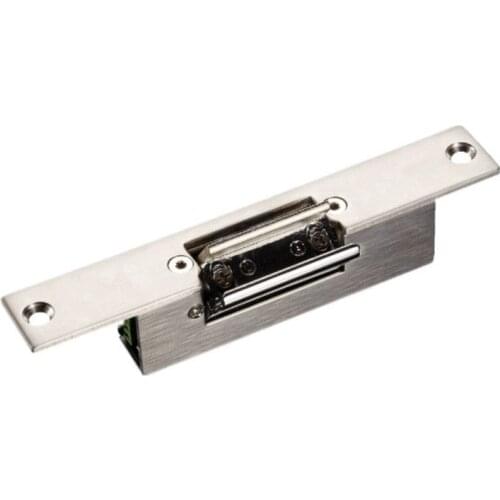 12V Electronic Strike for Glass Door with Door Frame Electric Glass Door Lock Release Power to Lock Model 305