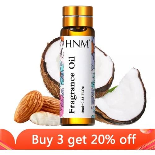 HNM Almond&Coconut Fragrance Oil 10ML Essential Oils For Humidifier Perfume La Vie Est Belle Apple Fresh Dewberry Passion Fruit