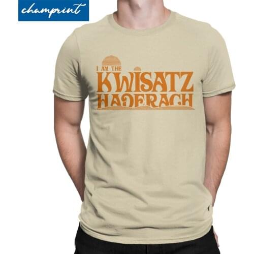 Men T-Shirts Kwisatz Haderach Funny Tees Dune Herbert Frank Arrakis Sandworm Science Fiction T Shirt Crew Neck Clothing 6XL