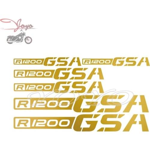 Motorcycle Luggage Box Stickers Saddlebag Decals Logo Sticker For BMW R1200GSA Universal
