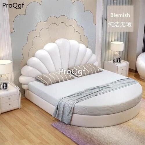 Ngryise 1 Set children Bell shell style bedroom bed no mattress