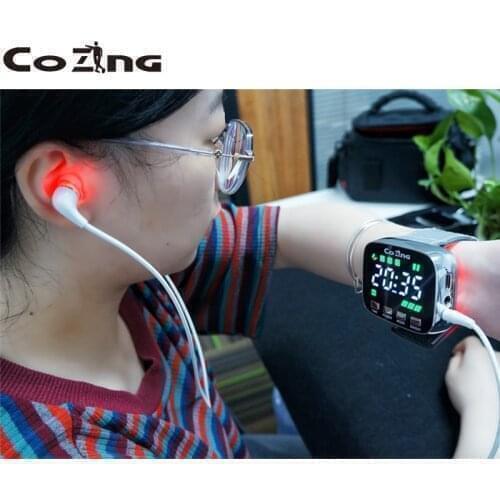 New 650nm Semiconductor COZINGmeter Laser Treatment Instrument Wrist Watch Light Wave Instrument Laser Physiotherapy Physiothera