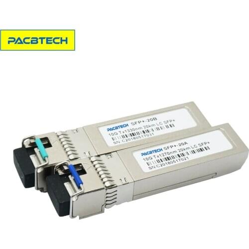 Single Fiber 10GBASE-BX WDM 10G 1270nm/1330nm 20km DOM BiDi SFP+ LC