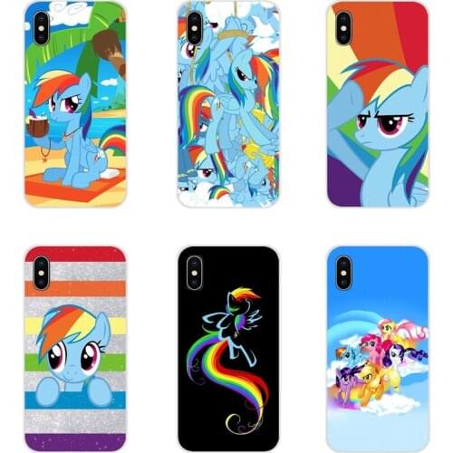 My little pony rainbow For Xiaomi Redmi 4A S2 Note 3 3S 4 4X 5 Plus 6 7 6A Pro Pocophone F1 Accessories Phone Shell Covers