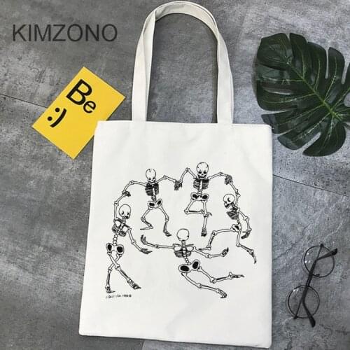 Satan shopping bag recycle bag bolso shopper reusable cotton tote bag tote shoping boodschappentas woven cabas