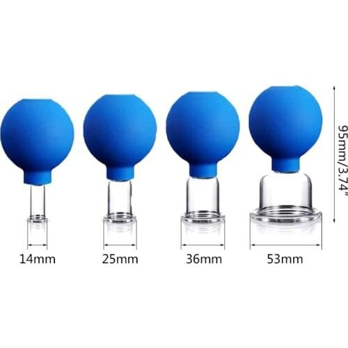 Vacuum Cup Ball Glass Cup Exclude Moisture Anti Cellulite Massage for Skin Care