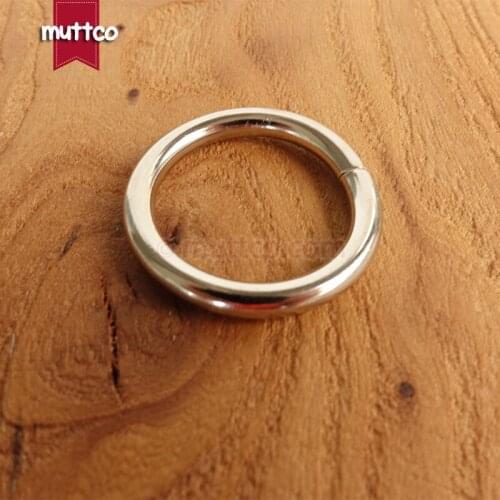 DIY for Dog Collar or dog harness 2.5cm Needlework Luggage Sewing handmade manual buttons metal O Ring Buckle accessories