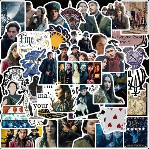 10/50pcs Waterproof Classic Tv Show Shadow and Bone Graffiti Sticker for Phone Car Luggage Notebook Laptop DIY decal Stickers