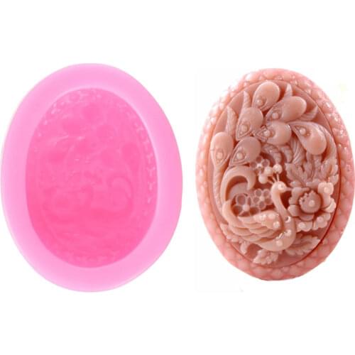 Non-Stick Silicone Mold 3D Silicone Soap mold DIY New Craft Art Silicone Soap mold Craft Mold for Soap making