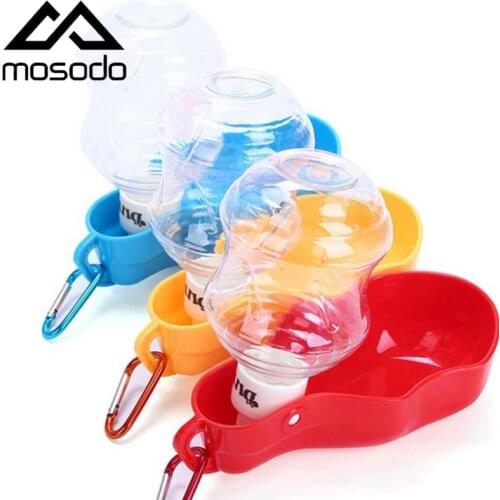 Mosodo Dog Water Bottle Bowl Travel Portable Pet Bottles No Spill Cat Drinking Cup Outdoor Sport Folding Drink Dispenser