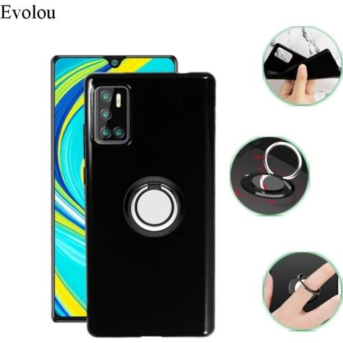 For Cubot P40 P30 X20 Pro X30 C30 King Kong Mini CS Case Cover Metal Ring Holder Magnetic Silicone Phone Cases Stand Back Cover