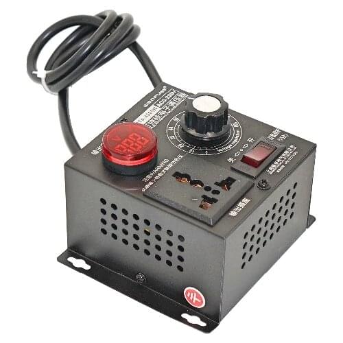 220V 4000W SCR Electronic Voltage Regulator Temperature Motor FAN Speed Controller Dimmer Electric tool Adjustable