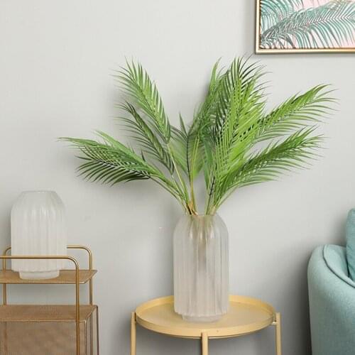 Artificial Palm Leaves Simulation Tropical Tree Plants Turtle Leaf Branch DIY Home Wedding Decorative Flowers