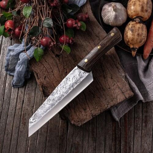 Forged skinning knife stainless manganese steel slaughtering cattle and sheep segmentation knife eviscerate meat cutting knife