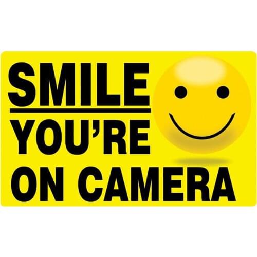 Creativity Smile Cover Up Scratches Auto Parts Waterproof Creative Pvc Car Sticker Suitable for All Kinds of Cars14cm*8cm