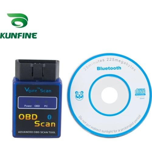 KUNFINE OBD II Vgate Scan ELM327 Bluetooth Car-detector ELM 327 Diagnostic-tool OBD OBD2 scanner auto Adapter Diagnostic Tool