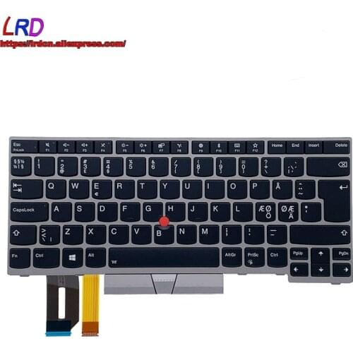 New Original NDC Nordic Backlit Keyboard for Thinkpad T480S T490 P43S E480 E490 T495 L480 L490 L380 L390 Yoga Laptop 01YN379