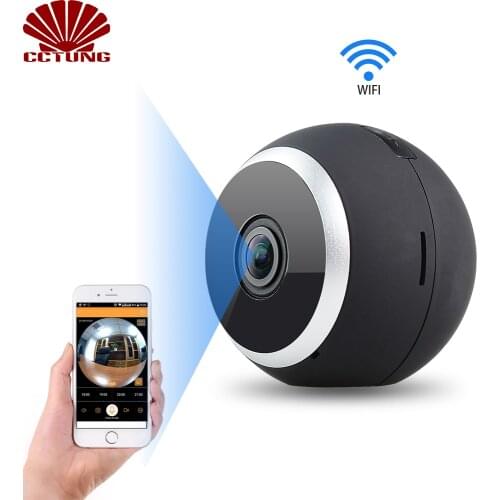 Panoramic 3D Vision HD Wifi Camera Night Vision 360 Degree Full View Fisheye Lens and 2 Way Audio Intercom Free Android iOS APP
