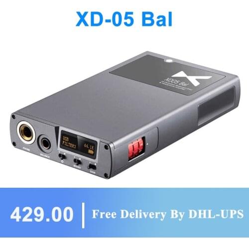 XDUOO XD05 Bal Portable Decoding Headphone Amplifier XD-05 Balanced DAC 32bit/768kHZ DSD512 xd05bal