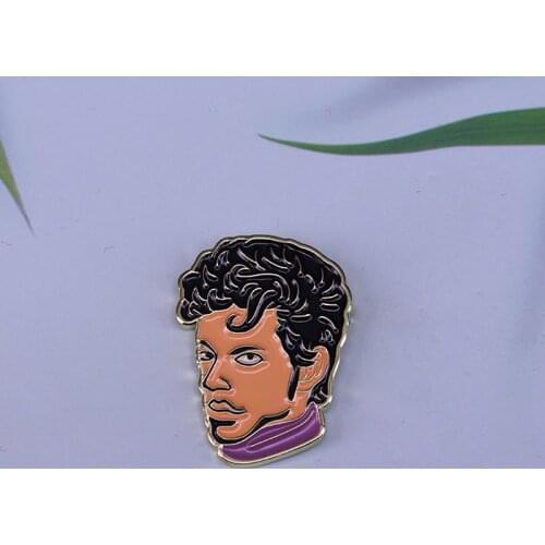 Prince Purple Rain enamel pin funk & rock musician brooch a freedom symbol in his music fashion