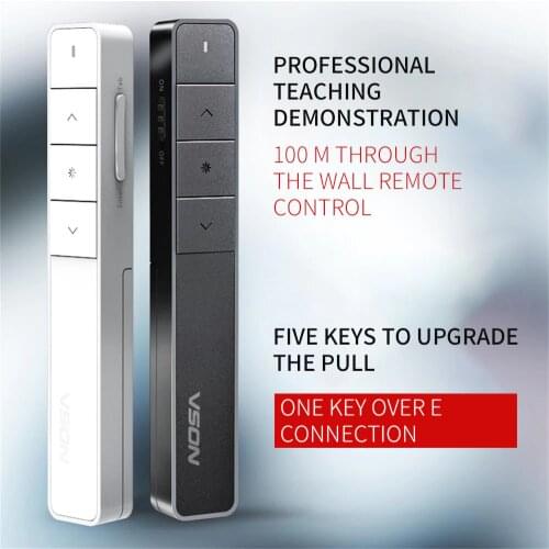 RF2.4GHZ 5.5V Wireless Presenter USB Laser Pen Pointer with Remote Control Infrared For Office Meeting Work Projector Powerpoint