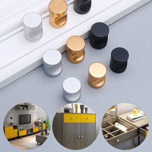 Aluminum Alloy Single-Hole Handle for Furniture Cabinet Knobs Kitchen Handles Drawer Knobs Cabinet Pulls Cupboard Handles Knobs