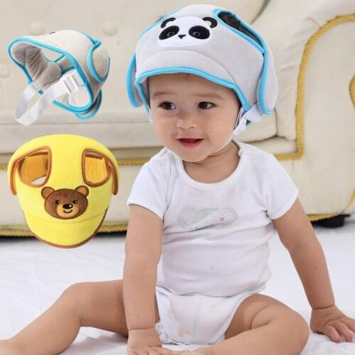 Baby Boys Girls Hat Protective Helmet Anti-collision Safety Hat Walking Kids Cap