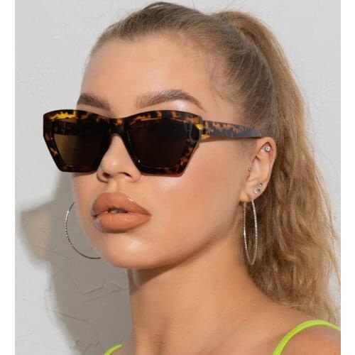HKNA Vintage Sunglasses Women 2021 Retro Cat Eye Eyewear Women/Men Luxury Brand Glasses Women Vintage Gafas De Sol Para Hombre