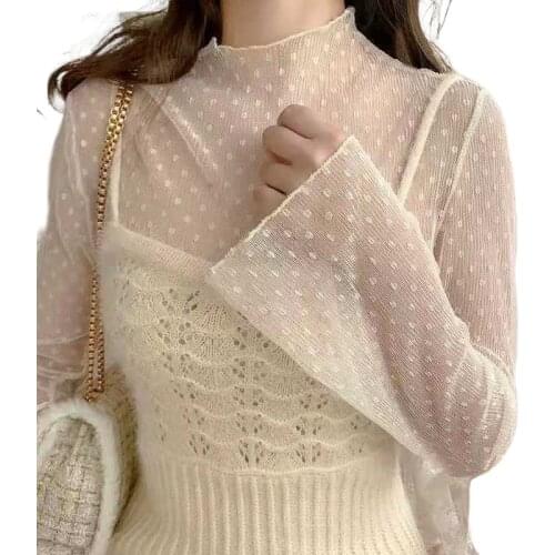 Блузки в горошек TDFunlive China At AliExpress