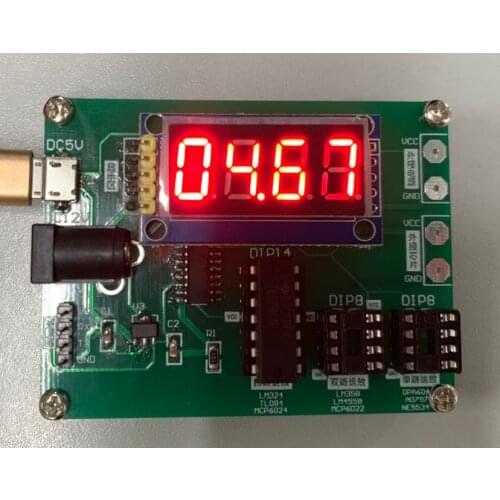 Operational Amplifier Static Current Tester to Determine the True and False, Matching OPA2604 OPA627 LME49720