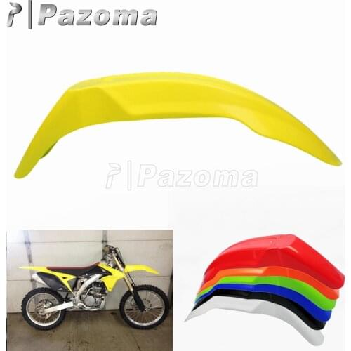 Universal Motorcycle Plastic Front Fender For Suzuki RM85 RM-Z450 RM-Z250 DR-Z125L DR-Z70 125L Dirt Bike Off-Road MX Motocross