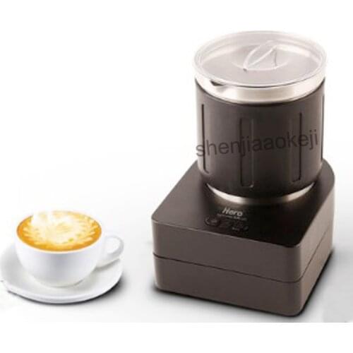 HN-1300 Commercial coffee milk foam machine electric milk Foam machine household automatic bubbler hot and cold 220v 550w 1pc