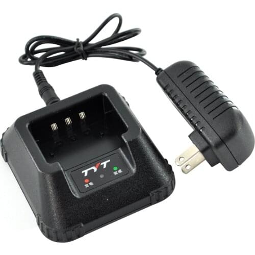 200~240V Battery Charger for TYT Walkie Talkie UV F8D etc & Charger EU/US Plug Adapter& Base