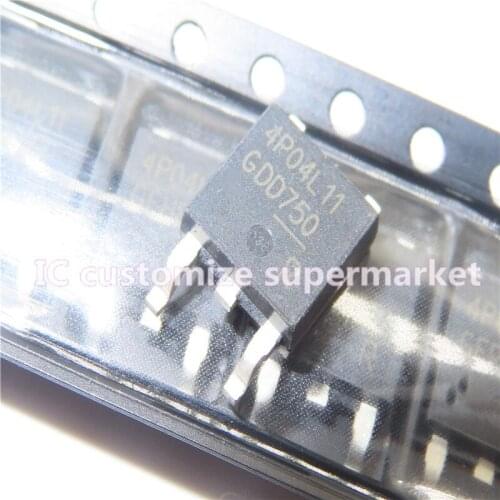 10PCS/LOT NWE 4P04L11 IPD50P04P4L-11 TO-252 40V 50A SMD Transistor