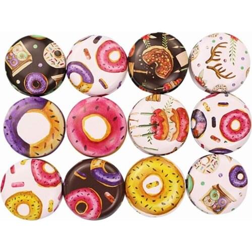 12 Pcs Pretty Tinplate Candle Tin Jars DIY Candle Making kit, Reusable Empty Metal Storage Tin with Lid for Dry Storage