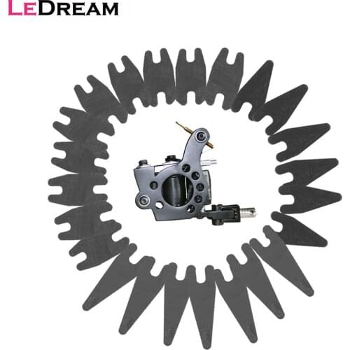 24Pcs/set Tattoo Machine Gun Shader Liner Spring Shrapnel Holder Slice Pieces Coloring Lining Parts Tattoo Accessories Supplies