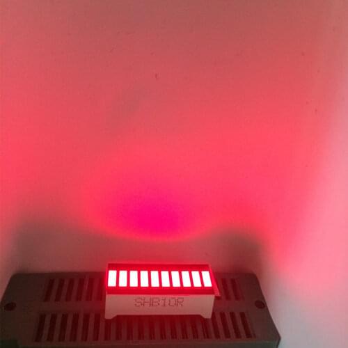 5pcs 10 Segment LED Bar Graph Array Number LED Signs Cube RED Light Bargraph Graphic-Bar Display Red 10 Bar LED Displays Board