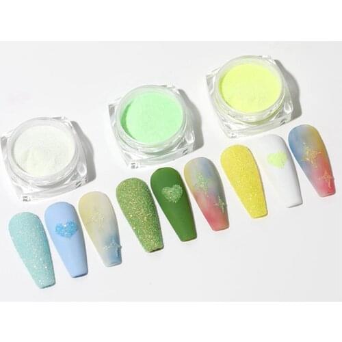 Kapmore Nail Art Glitter Decorative 6 Boxes Versatile Makeup Glitter Manicure Sequin Nail Art Decoration For Women DIY Manicure