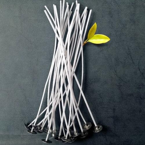 50PCs/Set Candle Wicks Smokeless Wax Pure Cotton Core DIY Candle Making Pre-waxed Wicks For Party Supplies