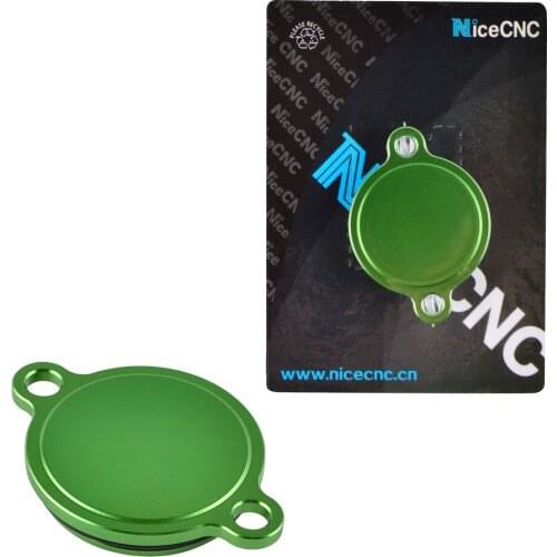 NICECNC Motorcycle Oil Filter Cover Cap For Kawasaki KX250F KXF250 KX 250F KXF 250 2005 - 2020 2006 2007 2008 2009 2010 2011 12