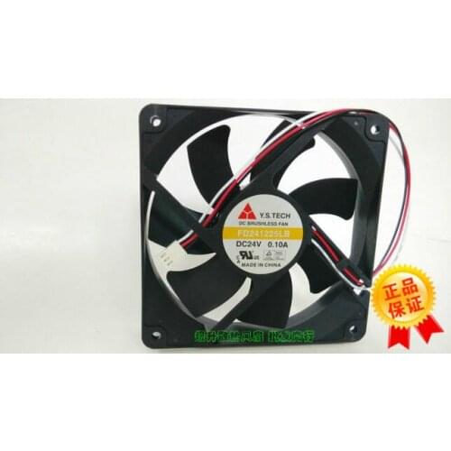Original 120*120*25 FD241225LB DC24V 0.10A three line to stop the alarm fan