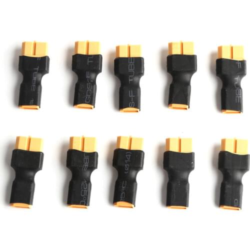 10PCS XT30 Male To XT60 Female/ XT30 Female To XT60 Male Plug Adapter for RC Airplane Helicopter Multirotor LIPO Battery DIY