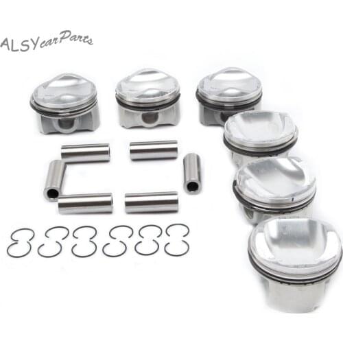 YMM OEM Pin 22mm STD 84.51mm Piston & Ring Set 06E 107 066 DM For VW Touareg Audi A4 A5 A6 A8 Quattro Q7 3.0TFSI 06E198151K
