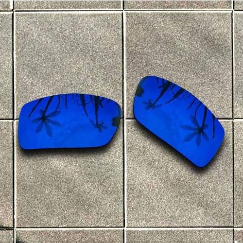 Deep Blue Polarized Sunglasses Replacement Lens for-Oakley Gascan Frame 100% UV Protection Good Fitness