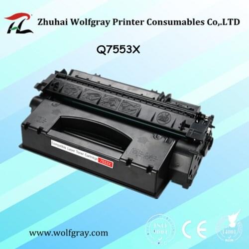 Compatible for HP Q7553X 7553X toner cartridge for HP LaserJet P2014/P2015/P2015D/P2015N/M2727