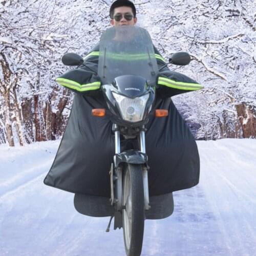 Motorcycle Velvet Thick Windshield Waterproof Motorbike Cover Warm Knee Pads Leg Cover Universal For Motorcycle Electric Vehicle