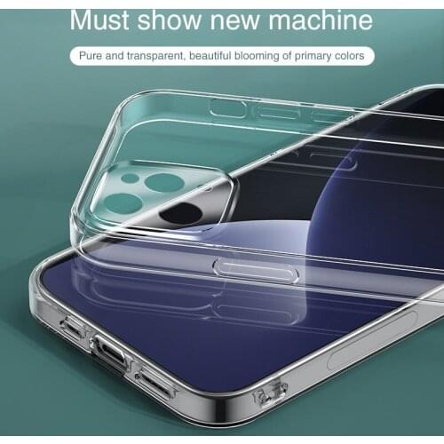 High Quality Thin Silicone protective Phone Case For iPhone 11/12 Pro Max Mini Case On iphone XR XS X 6 7 8 Plus12 Pro BackCover