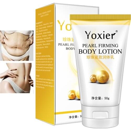 Yoxier Pearl Firming Body Lotion Slimming Cellulite Massage Remove Stretch Marks Cream Treatment Body Skin Care Health Lift Tool