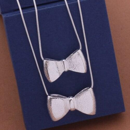 XL-AN462 Hot Necklaces For Women Charm Silver Color Fashion 925 Jewelry Pendant /blgakcna Cygalpna