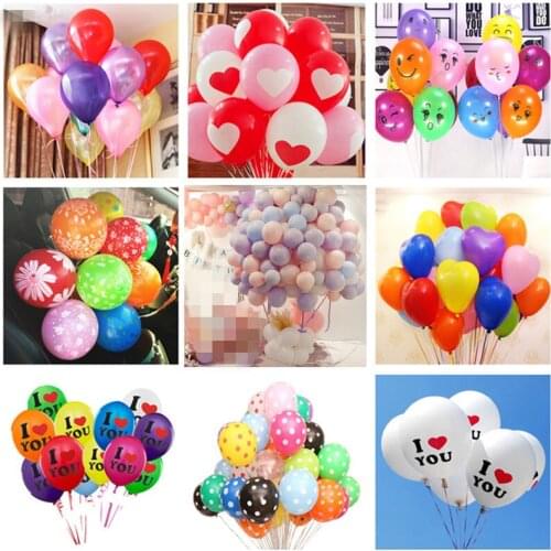 10pcs 10 inch 2.2g White Latex Balloon Inflatable Air Ball Childrens Birthday Party Decorations Kids Balloon Wedding Float Ball
